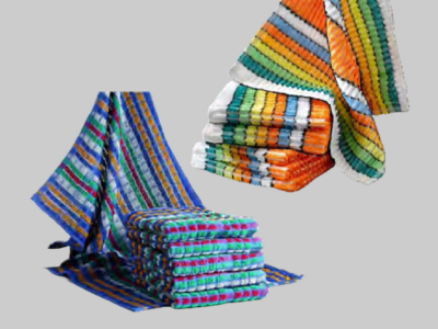 Serviettes Mineur & Lavettes bouclées